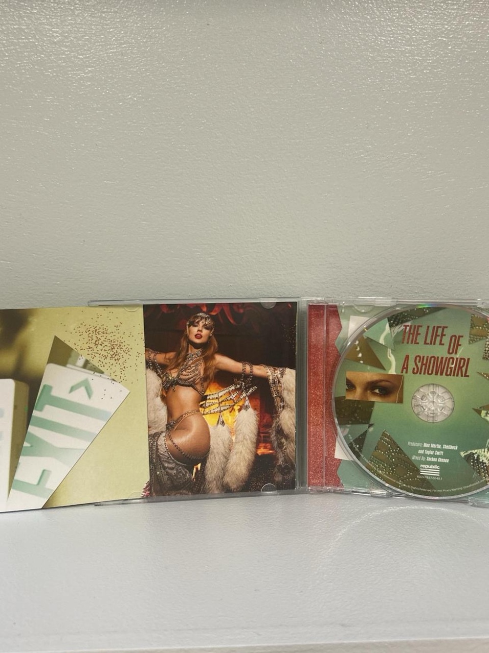 The Life of a Showgirl CD - Green & Gold Artwork